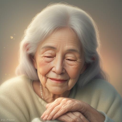 Warm Memories in Golden Light, a Gentle Portrait