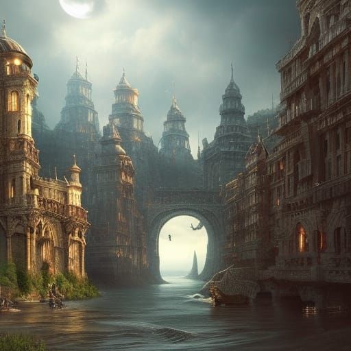 Epic Atmospheric Matte Painting in Stunning Detail