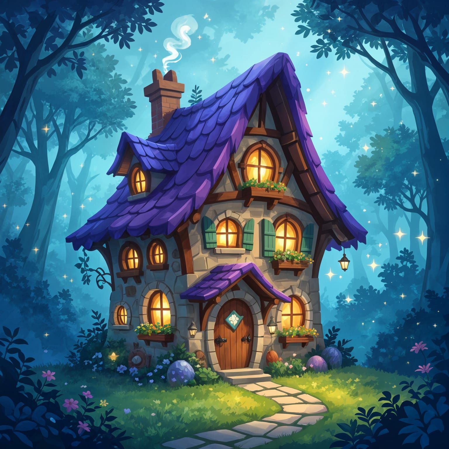 Blueprint of a Magical Fairy House