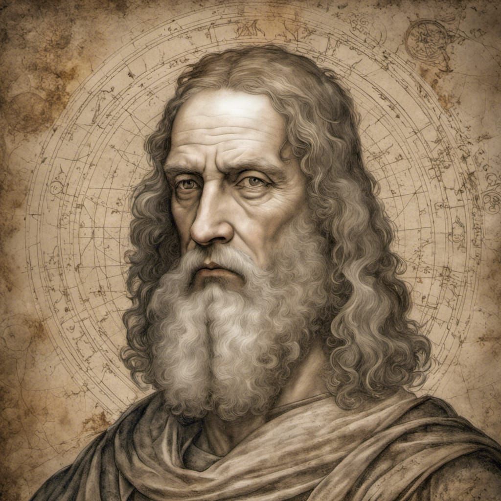 Galactic War: Stoic Man in Renaissance Style