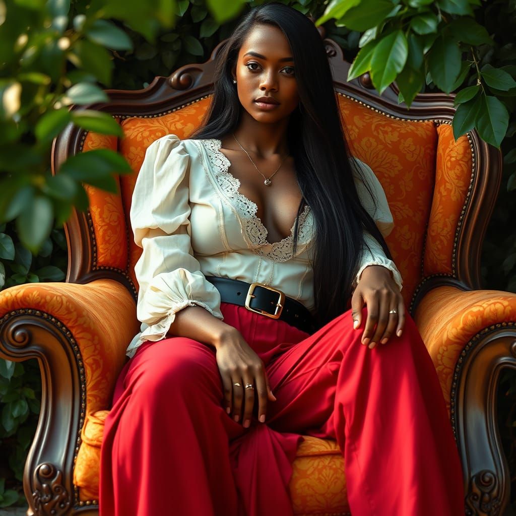 Ethereal Sri Lankan Beauty in Victorian-Era Attire