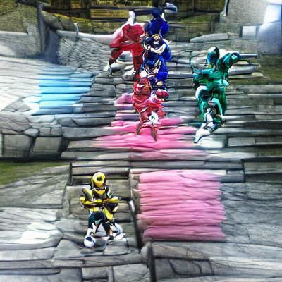 Dynamic Superhero Team Ready for Action