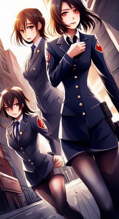 Argentinian Police Women Battle Evil: Anime Style