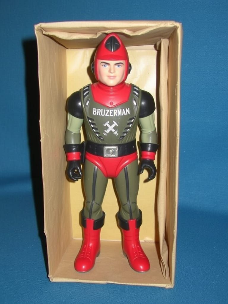 Vintage Action Figure in Original Box, A Rare 1930s Find