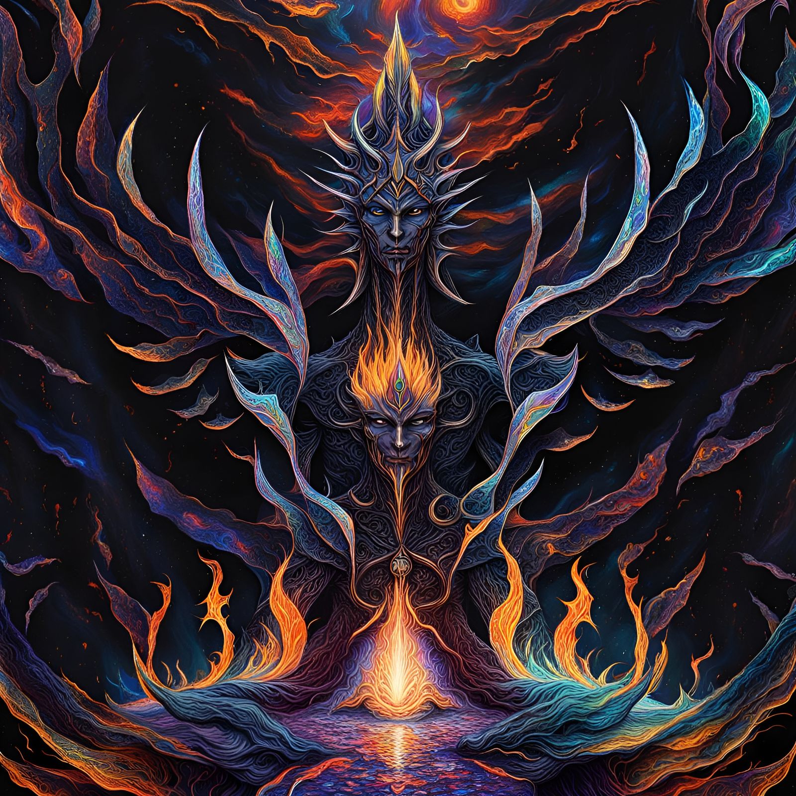 Lotr: Sauron in the Middle Fire Casts as spirits shades aris...