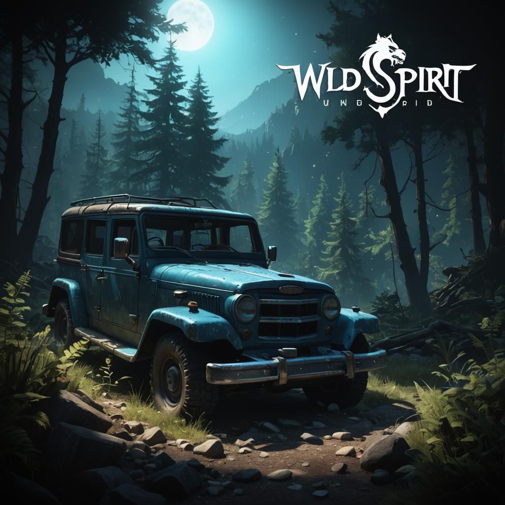 Wild Spirit Album Cover Art in 3D