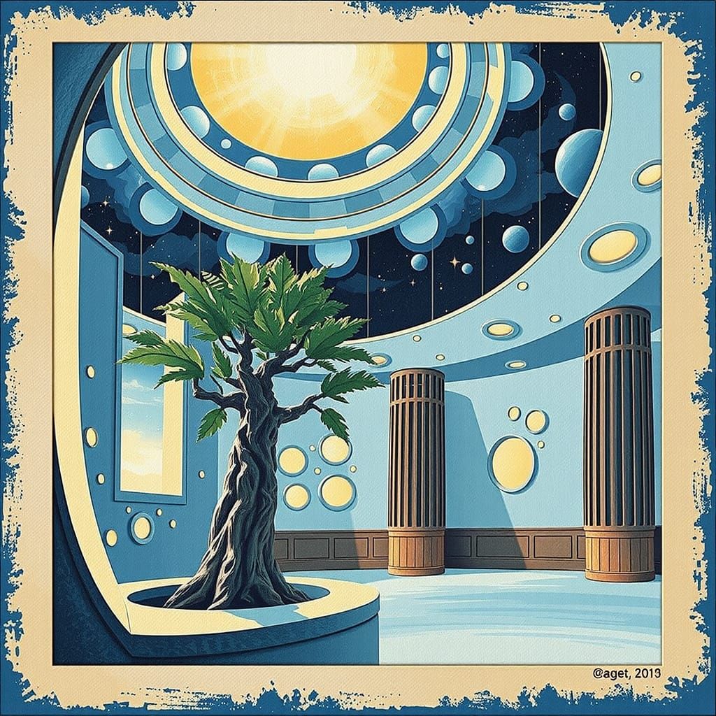 Pastel Gradient Sky in Soft Digital Painting