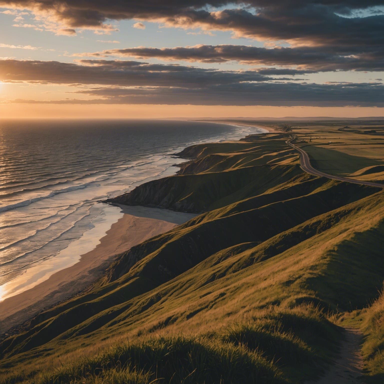 Sunset Over Northumberland Strait, Canada in 8k