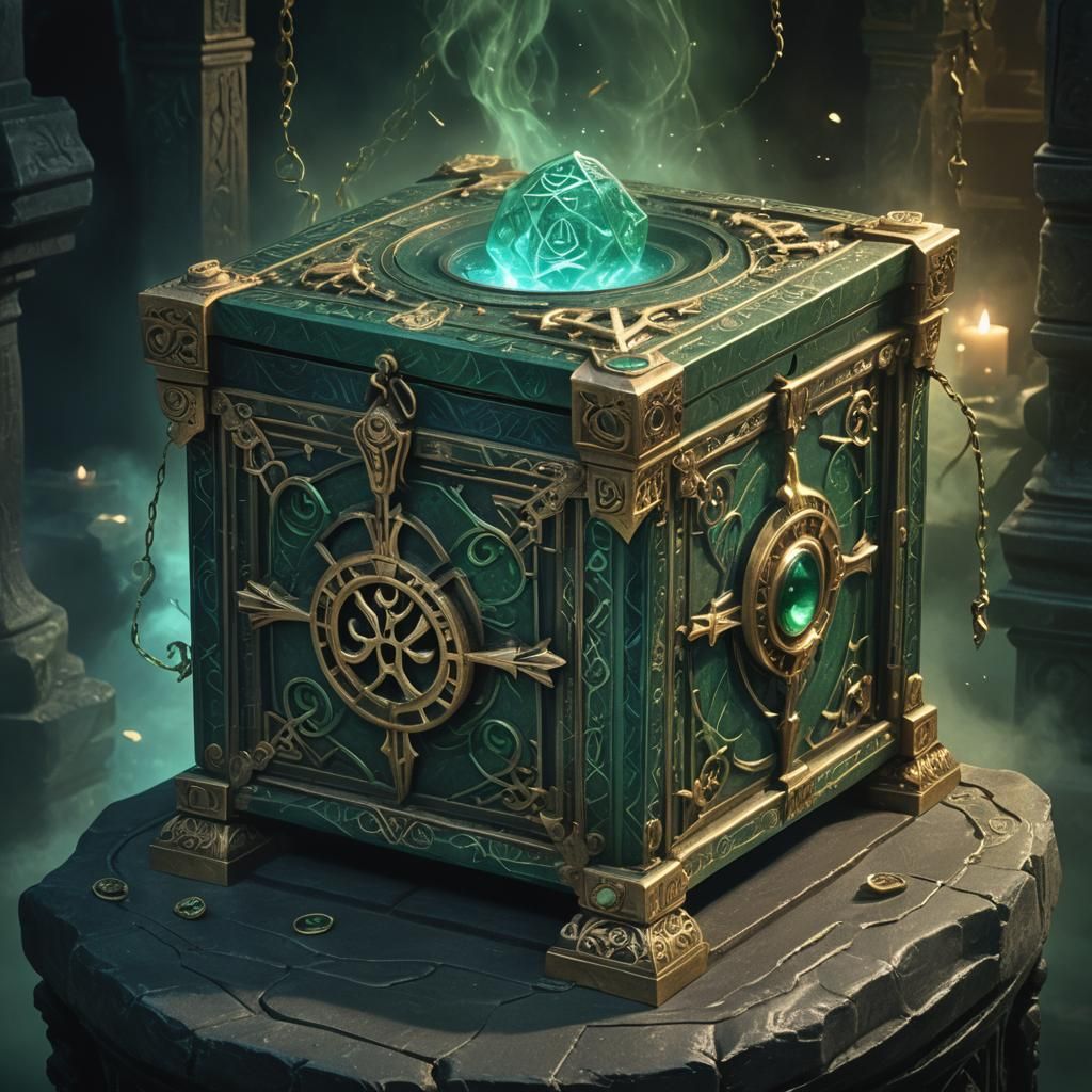 Mysterious Pandora's Box in Mystical Chamber