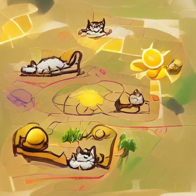 Cat Sunbeam Concept Art