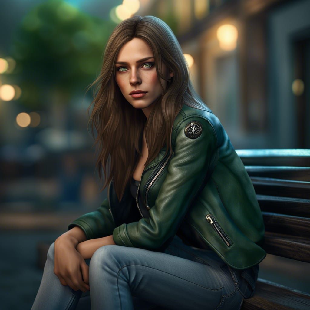 Beautiful IT Professional in Hyperrealistic Style