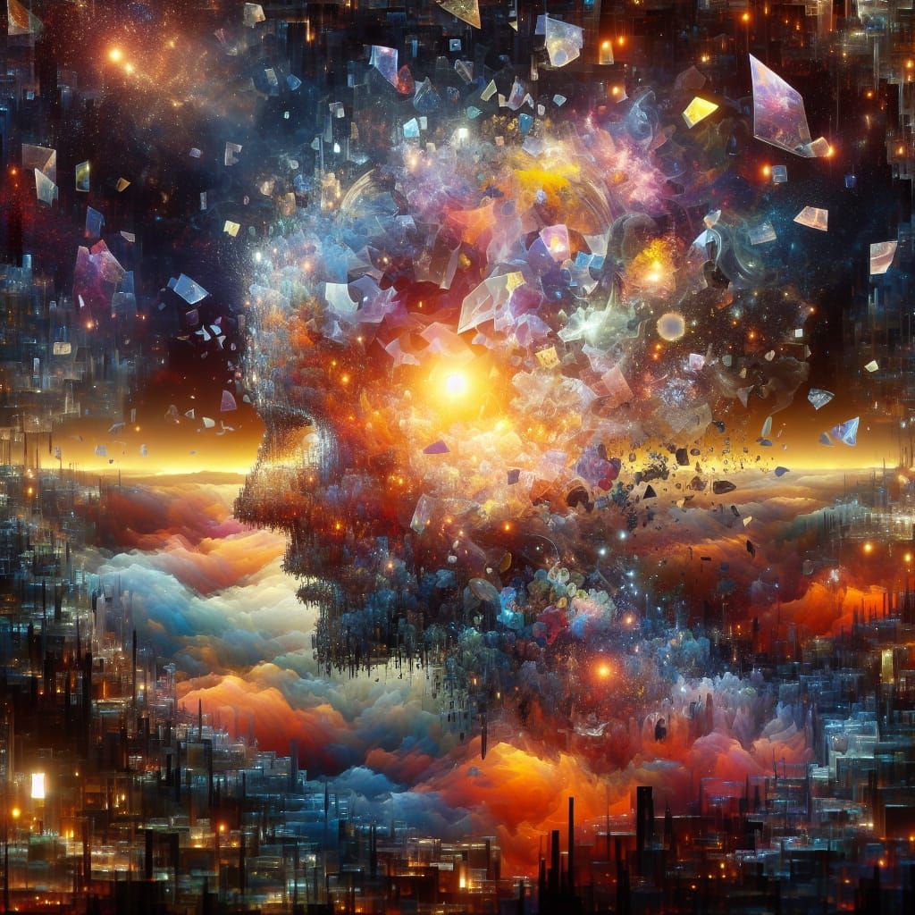 Fractured Mind: A Digital Matte Painting