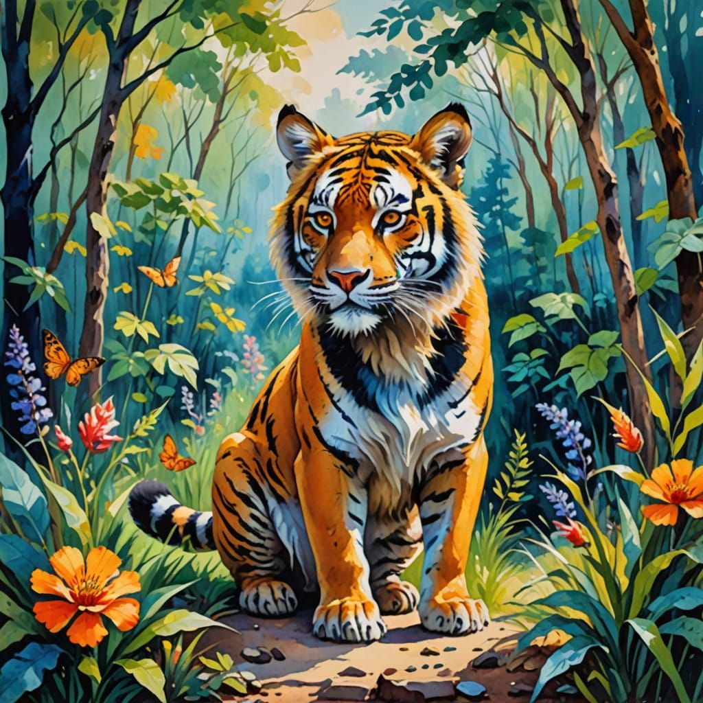 Epic Impressionist Masterpiece of a Majestic Creature