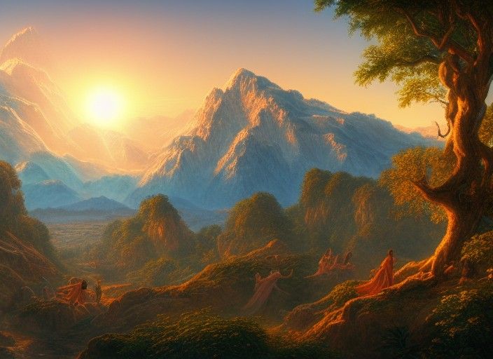 Mount Olympus as Garden of Eden