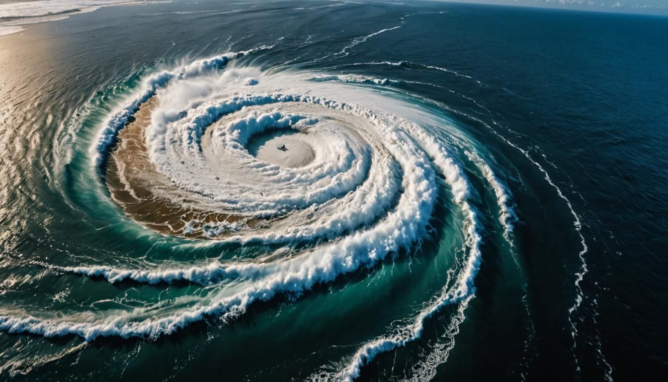 Intricate 8K Movie Still of Hurricane Milton