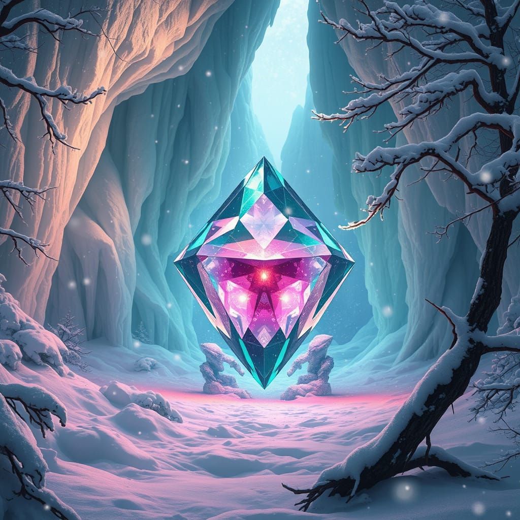 Mystical Diamond Formation in a Slavic Winter Wonderland