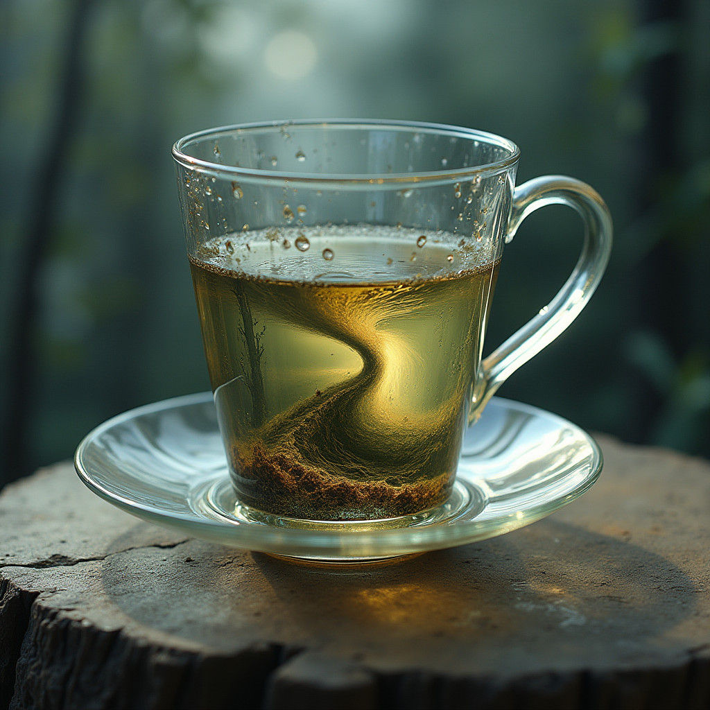 Tornado in Teacup: Surreal Biomechanical Art