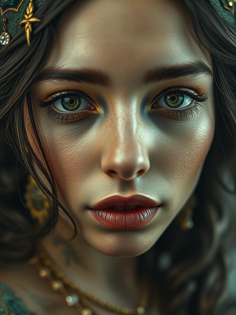 Upcycled Collage of Female Beauty in Cinema 4D