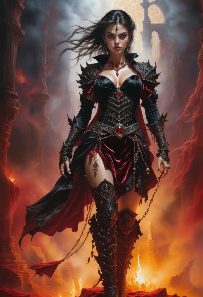 Portrait of Valentina as the Fires Raged