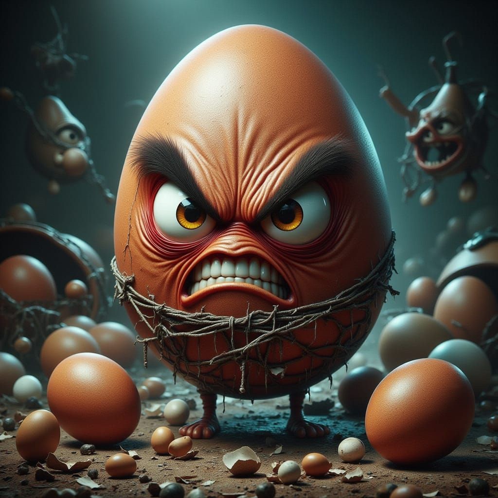 <lora:-Angry Eggs-:1.0> AngreEgg Santa can't hardly get arou...