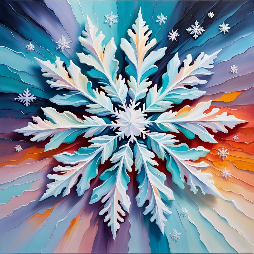Dreamy Winter Snowflake