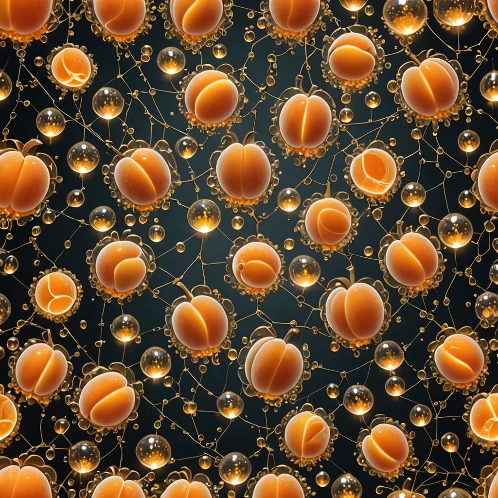 Golden Apricot of Destiny: Detailed Matte Painting