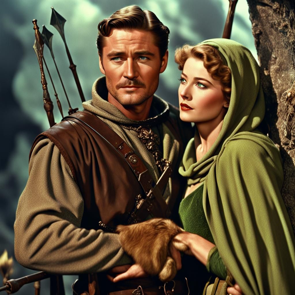 Robin Hood and Maid Marian Portrait