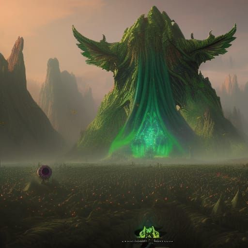 Cthulhu Invasion: Detailed Matte Painting in Unreal Engine