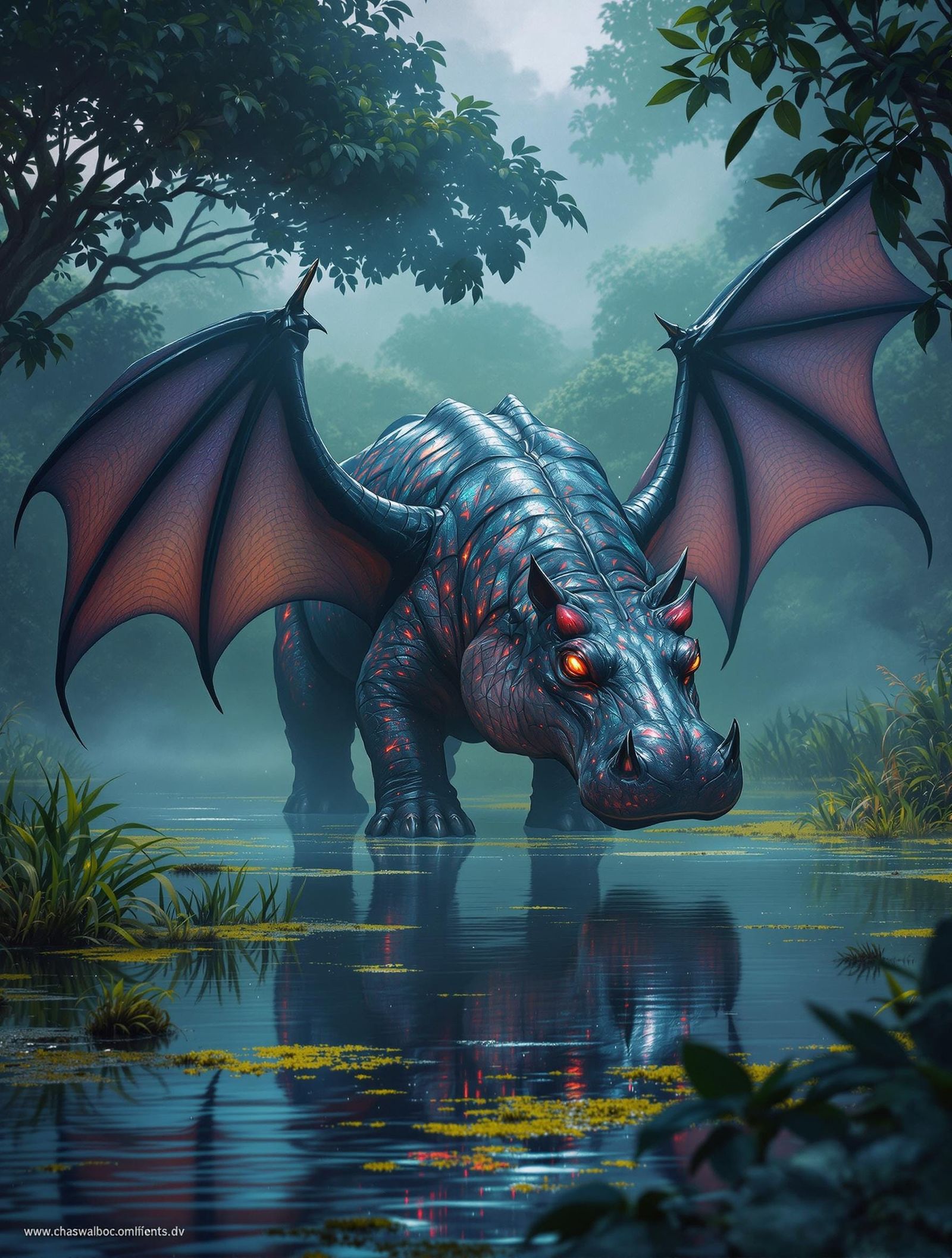 Dark Fantasy Savannah Chimaera Reveals Iridescent Scales