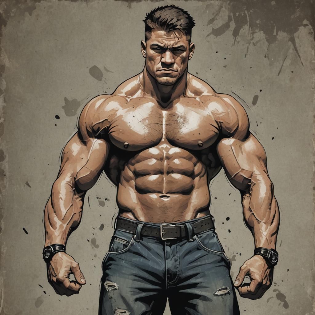 Muscular Hooligan: A Display of Raw Power