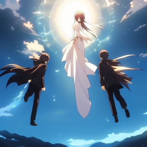 Entering Heaven: Anime Key Visual Illustration