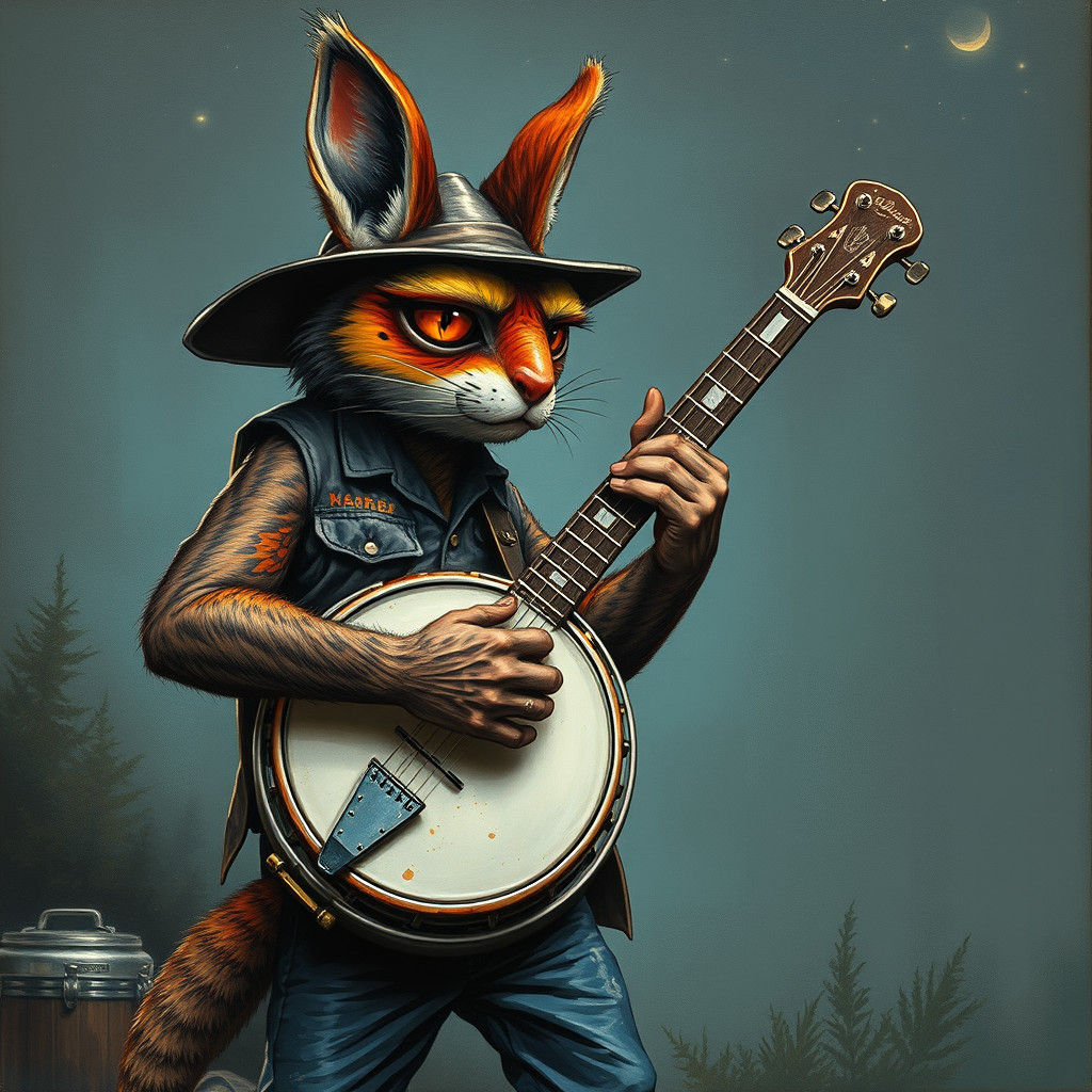 Spray Paint Can Plays Banjo, Comic Book Art