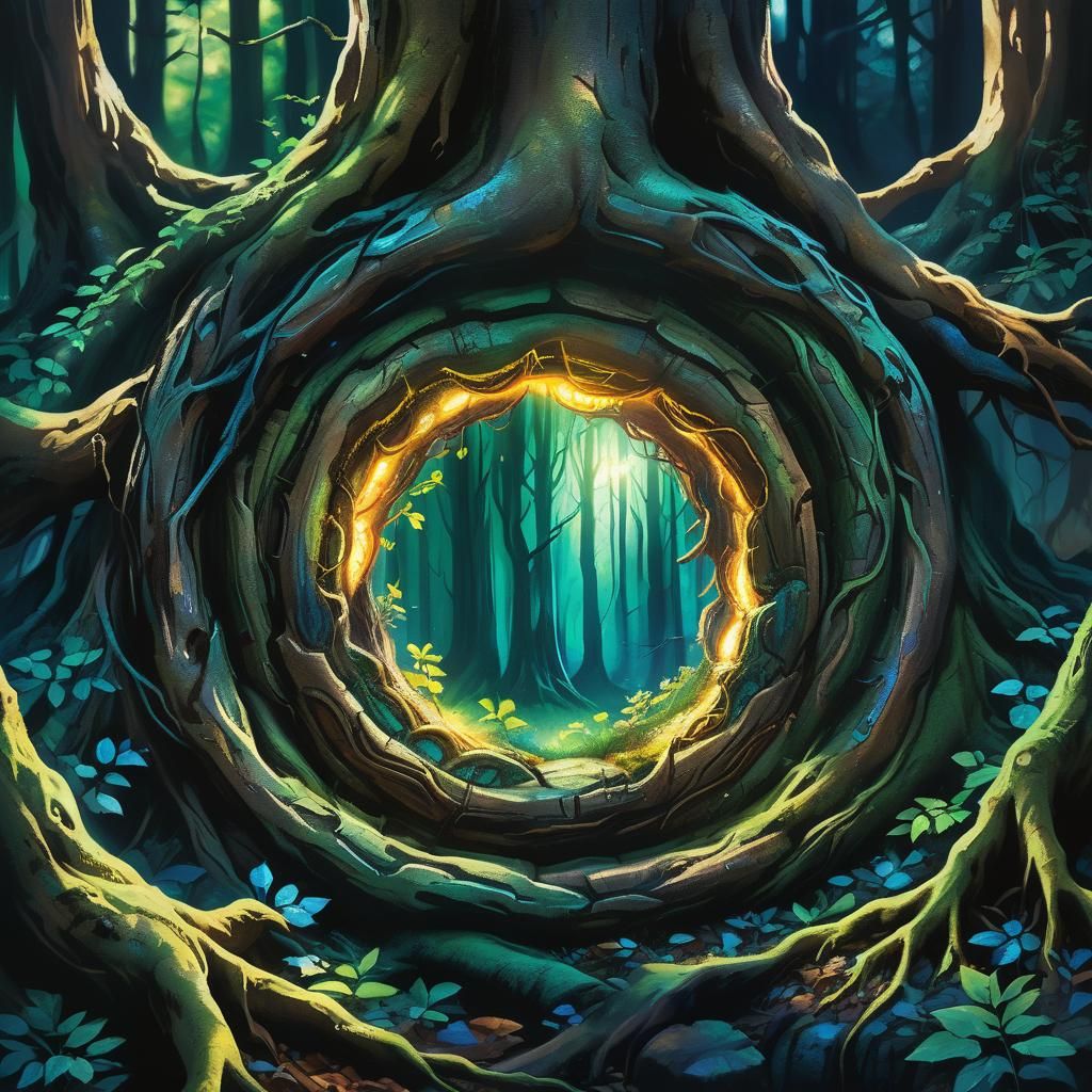 Enchanted Forest Spirit Resides in Magic Ring