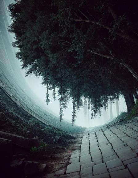 Abstract Image Generated from Cryptic Prompt