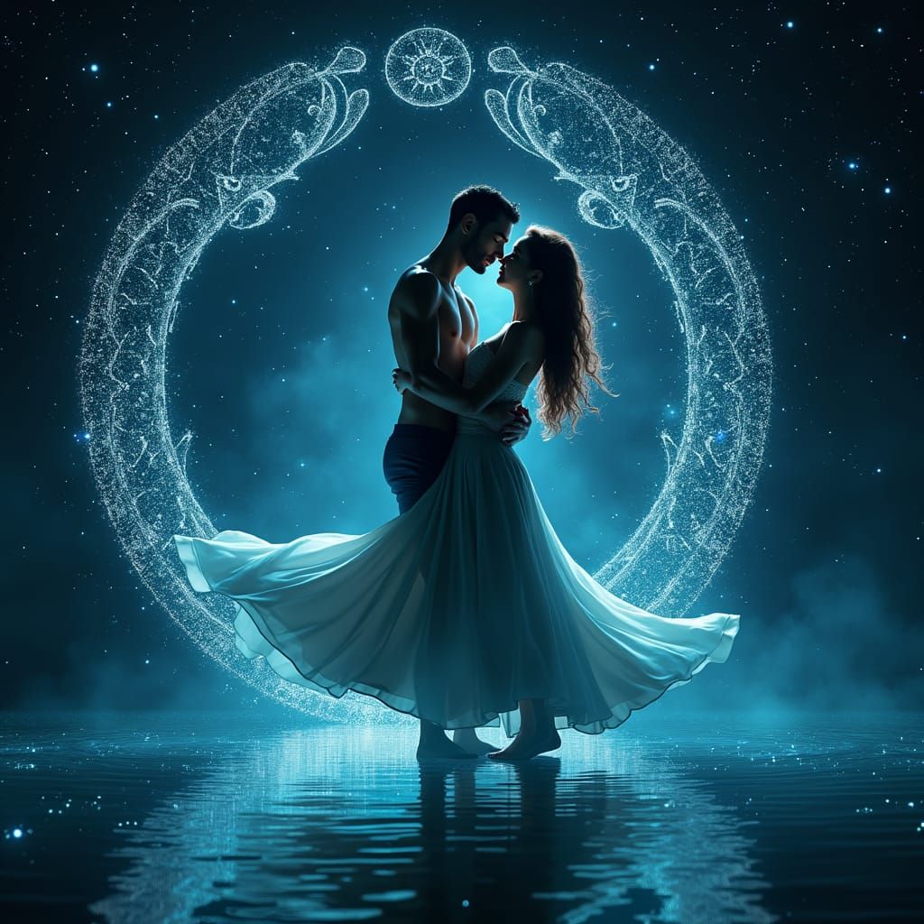 Motion capture,Overdetailed/(Pisces woman with Pisces man mo...