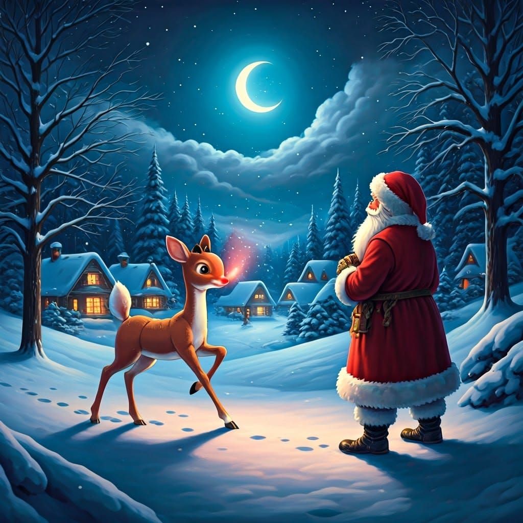 Sleigh Ride Through a Winter Wonderland in Norman Rockwell S...