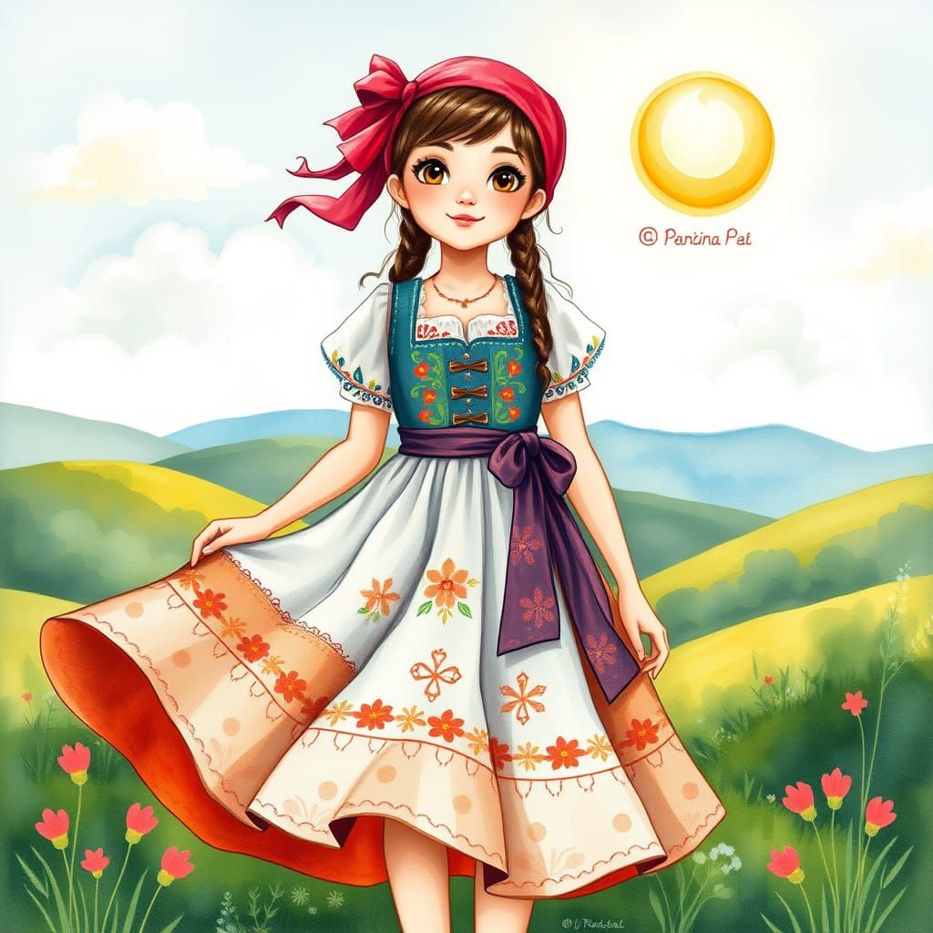 Imaginative Creative Drndl Dress