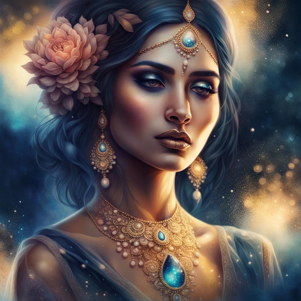 Portrait of an Indian Woman