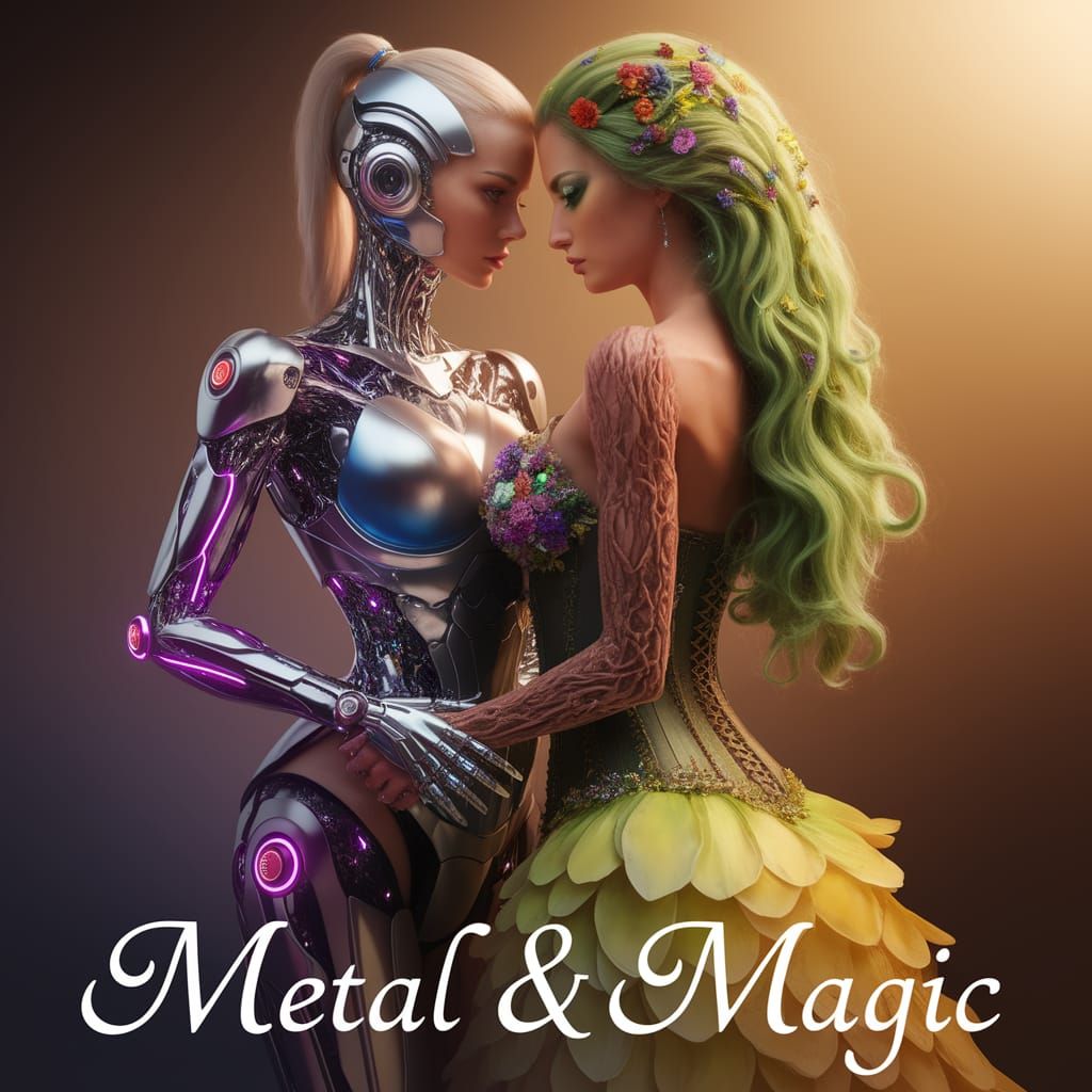 Metal and Magic Harmony in Enchanting Scene