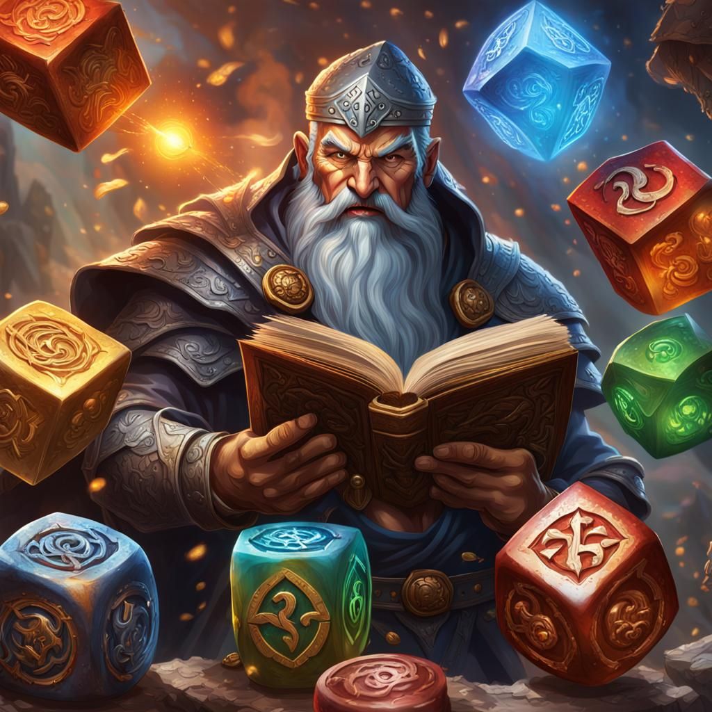 Hyperrealistic DnD Game Master Concept Art