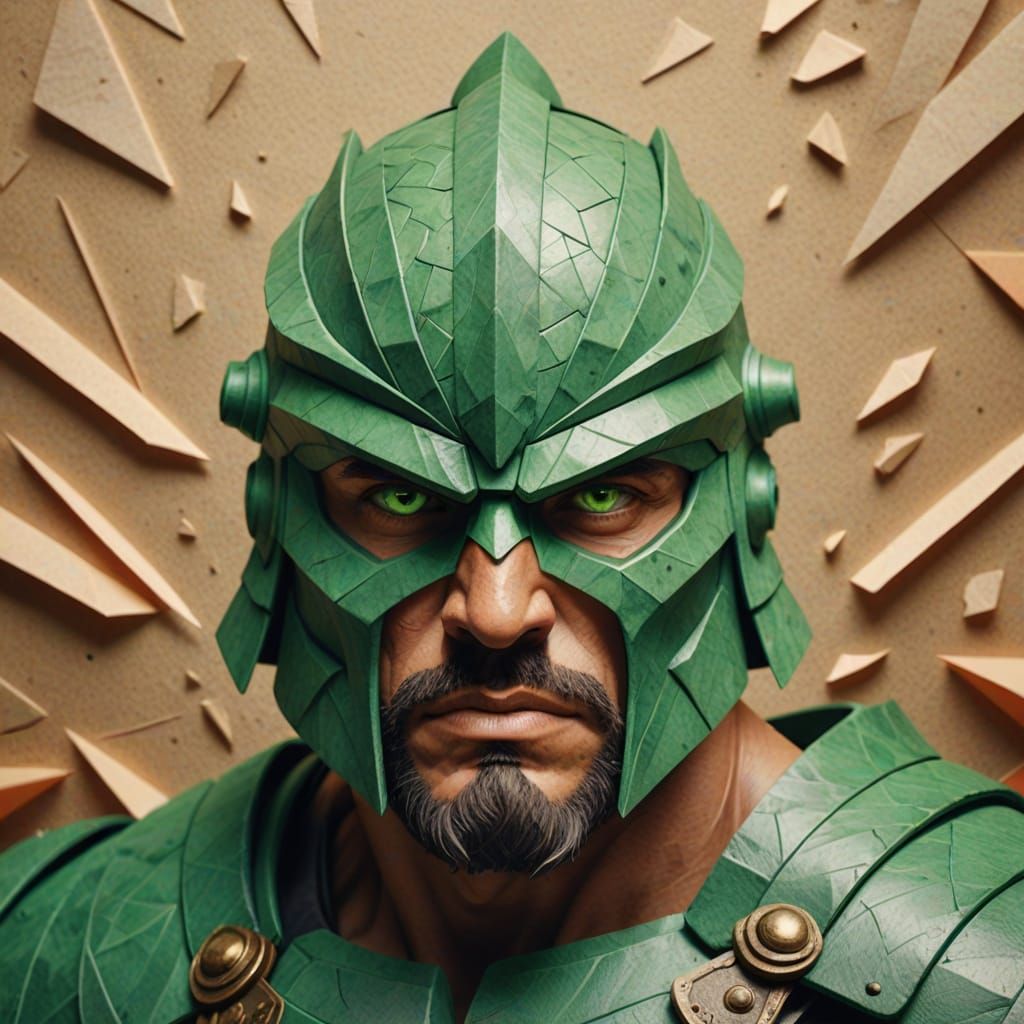 Mythical Cyclops Warrior in Ancient Armor