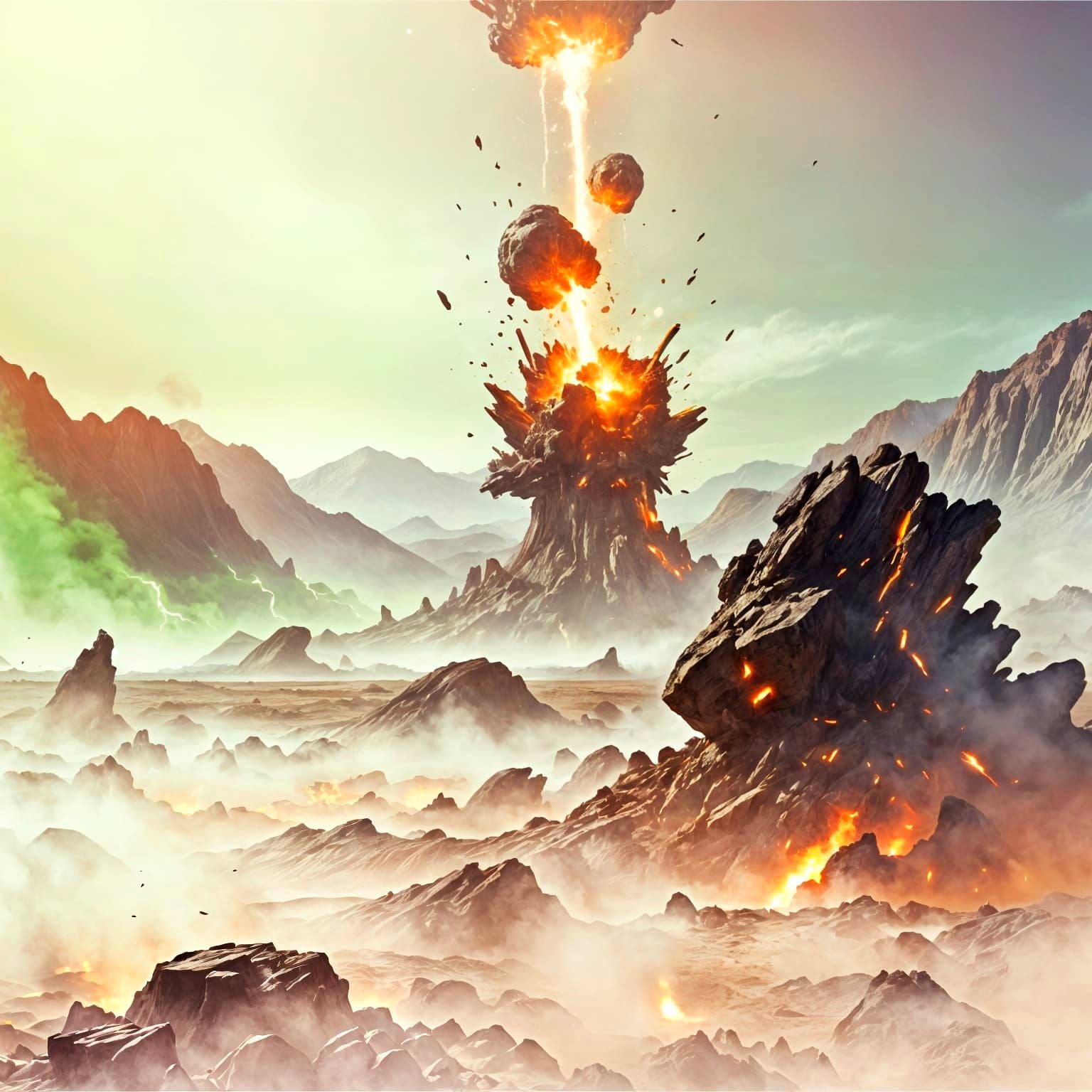 Explosion on an Alien World