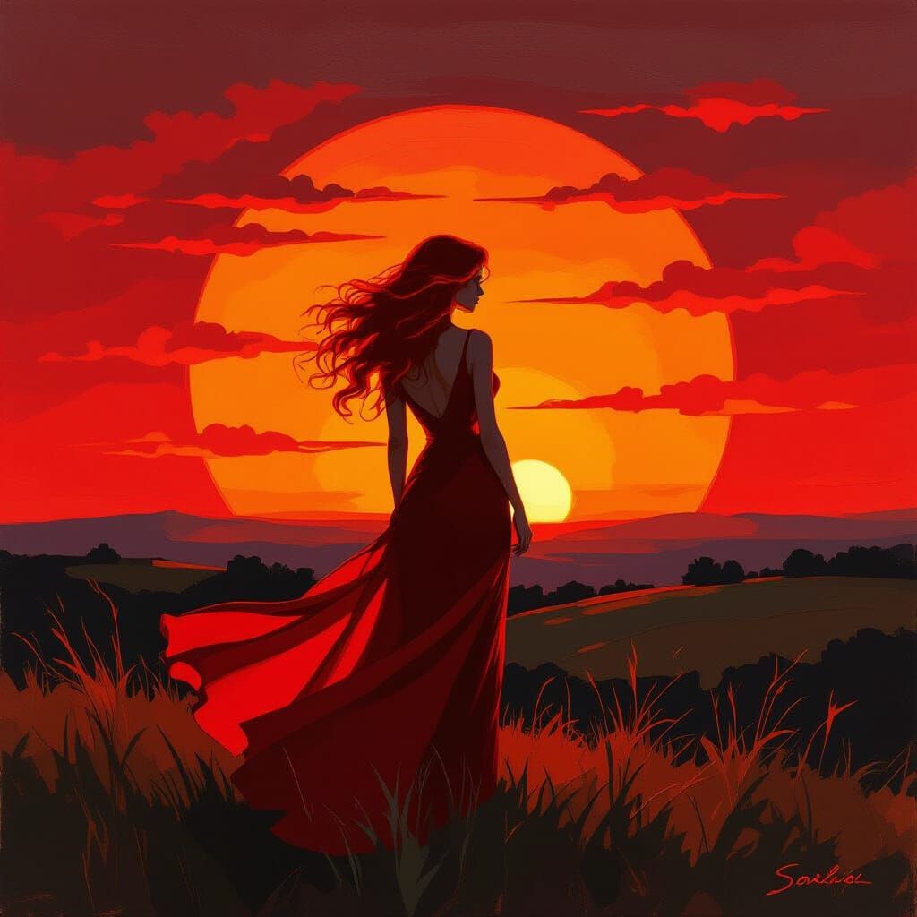 Red sunset