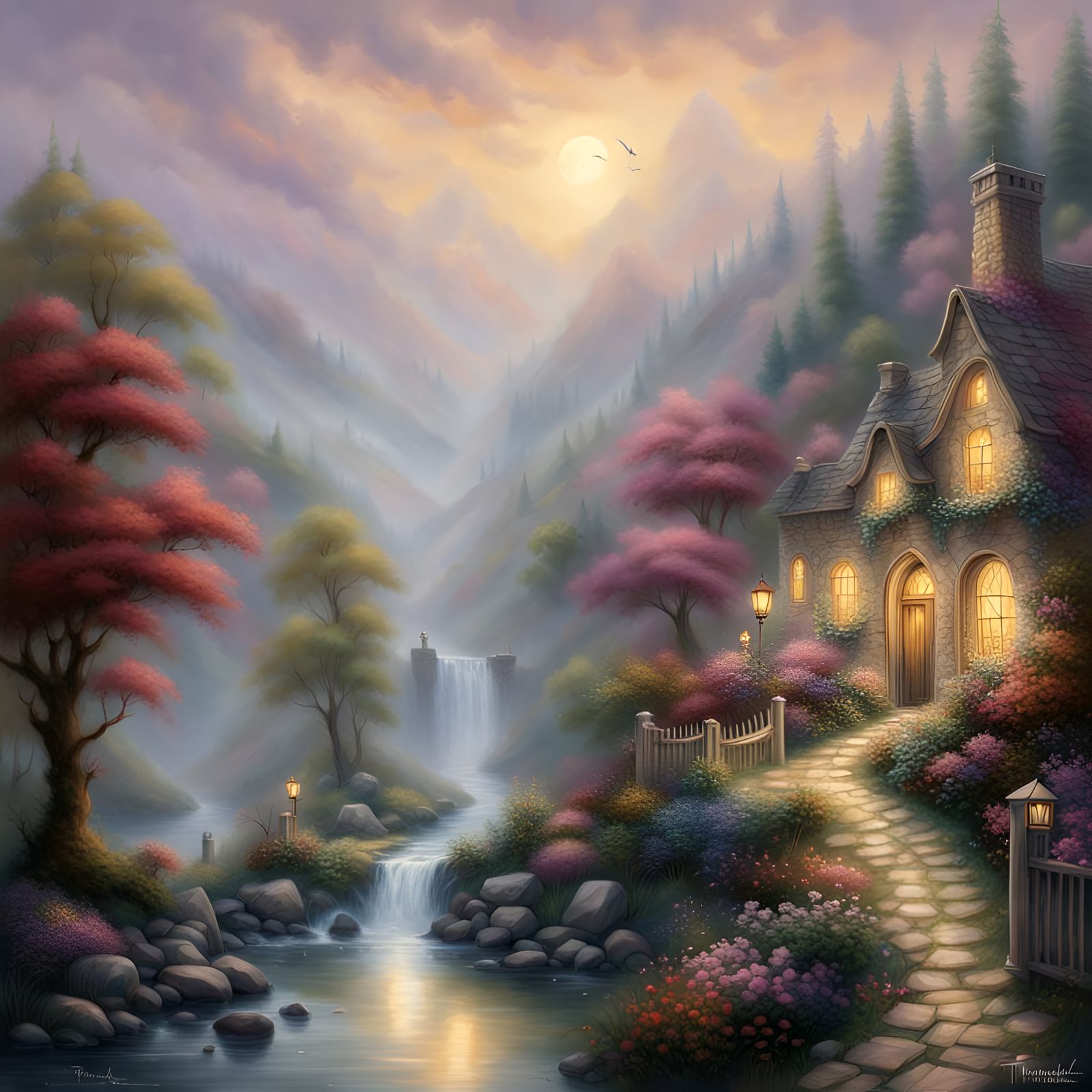 Ethereal Fantasy Art Offering Comfort and Freedom