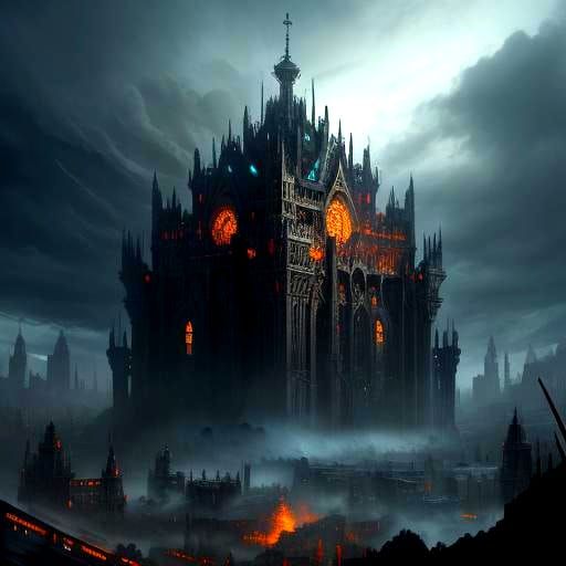 Epic Cinematic Word 'Bash' Digital Matte Painting