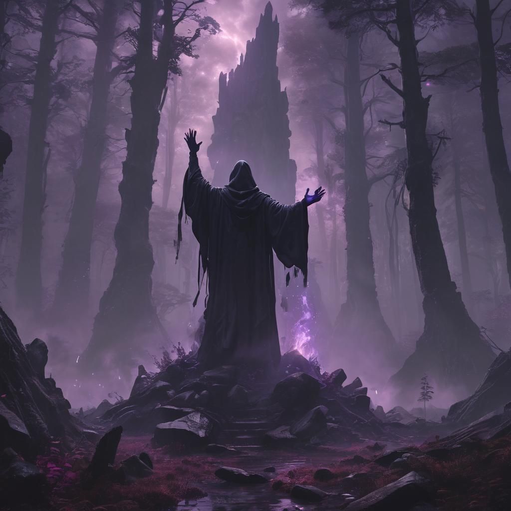 Mystical Monolith: Dark Fantasy Concept Art