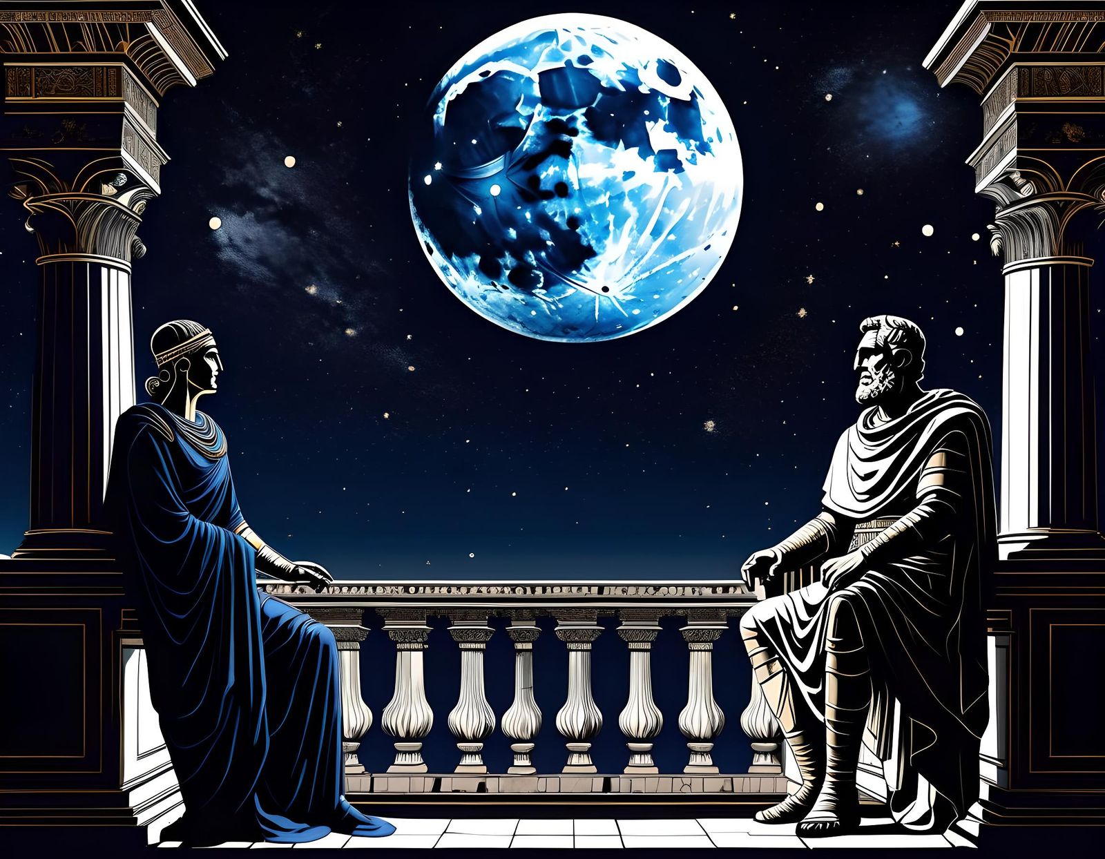 Imperial Family Overlooking Galactic Empire