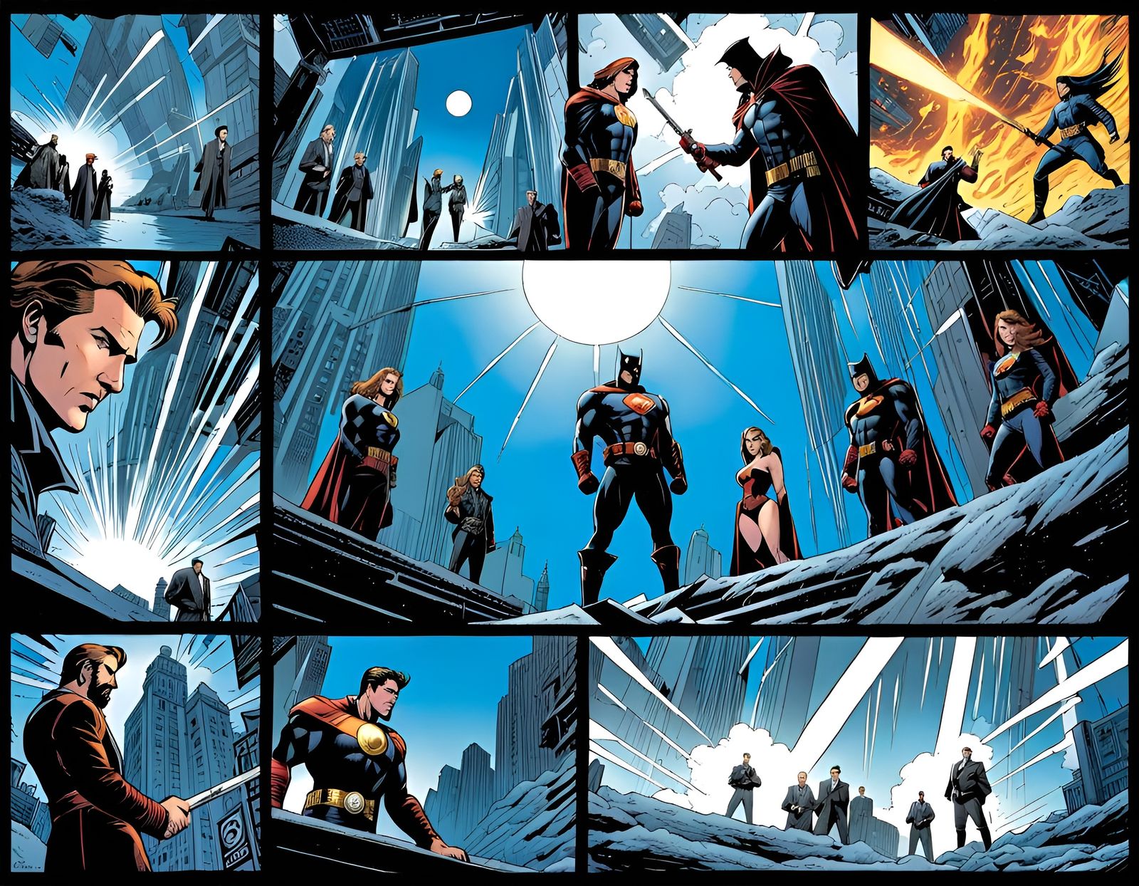 Comic Book Art: Vanishing Crew at HoloVizUL