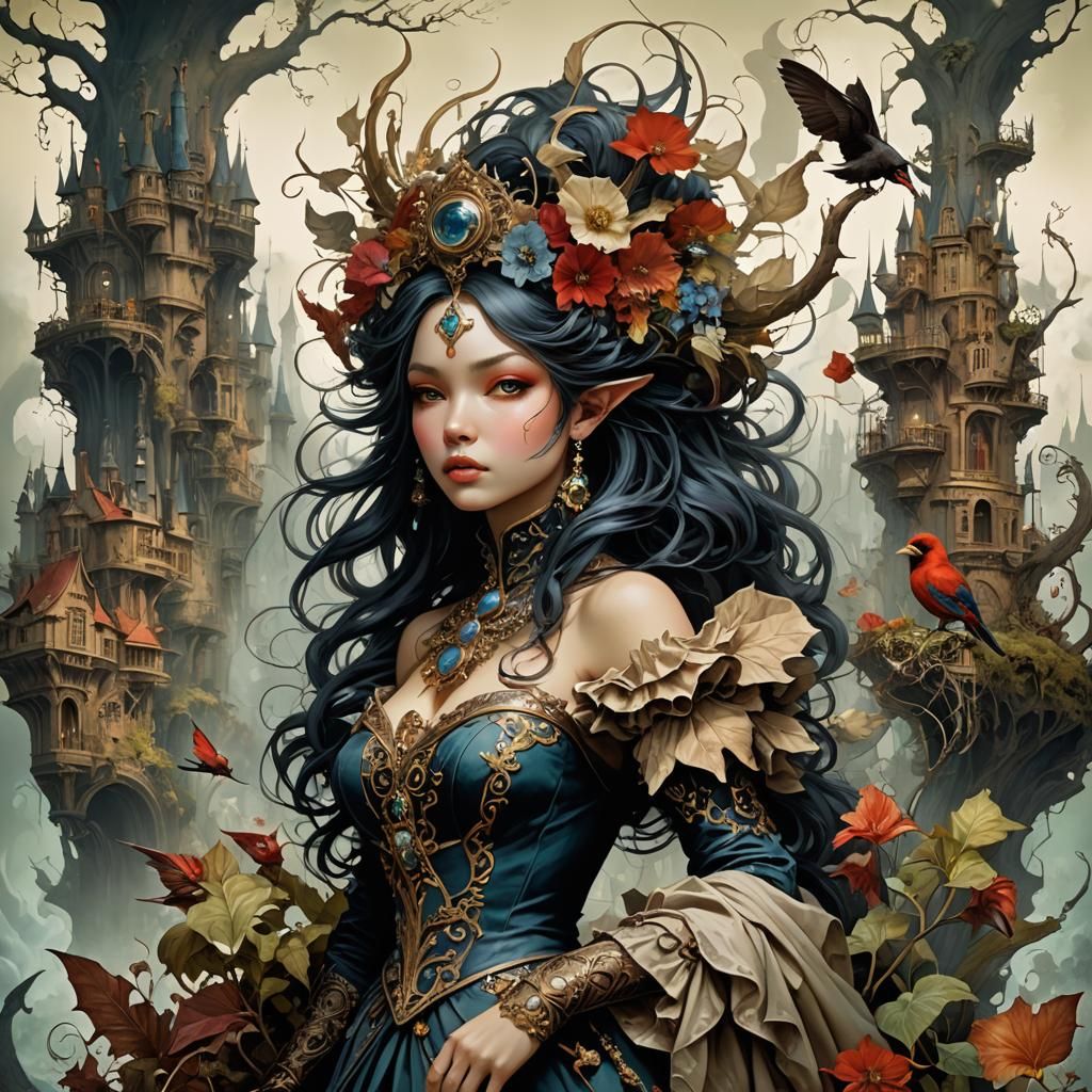 Surreal Fairytale: A Maximalist Fantasy Masterpiece