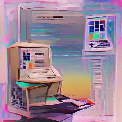 AI Generated Image of a Computer